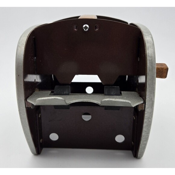 Nestor Johnson Wood Metal Hand Crank Card Shuffler Vintage Box Patent 2706117 - Picture 5 of 11